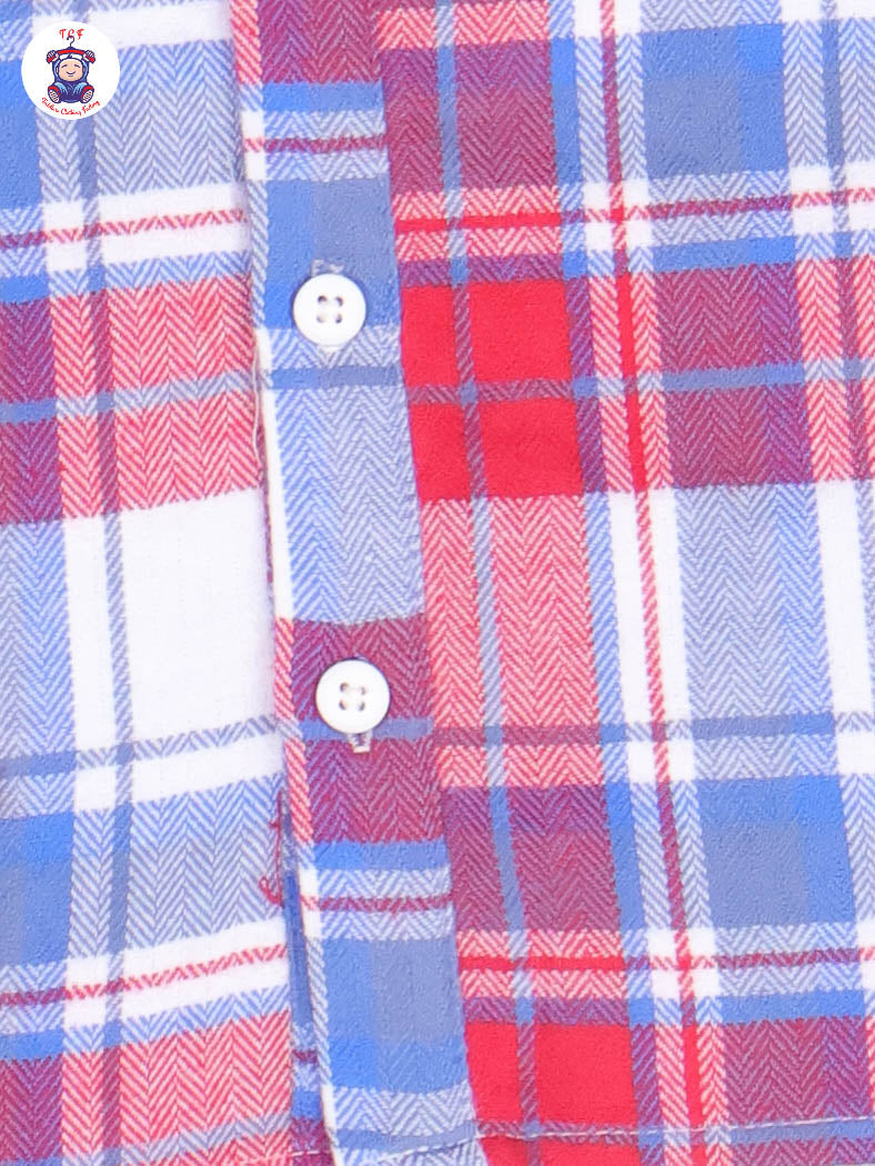 Light Blue & Pink Checks - Shirt & Pant
