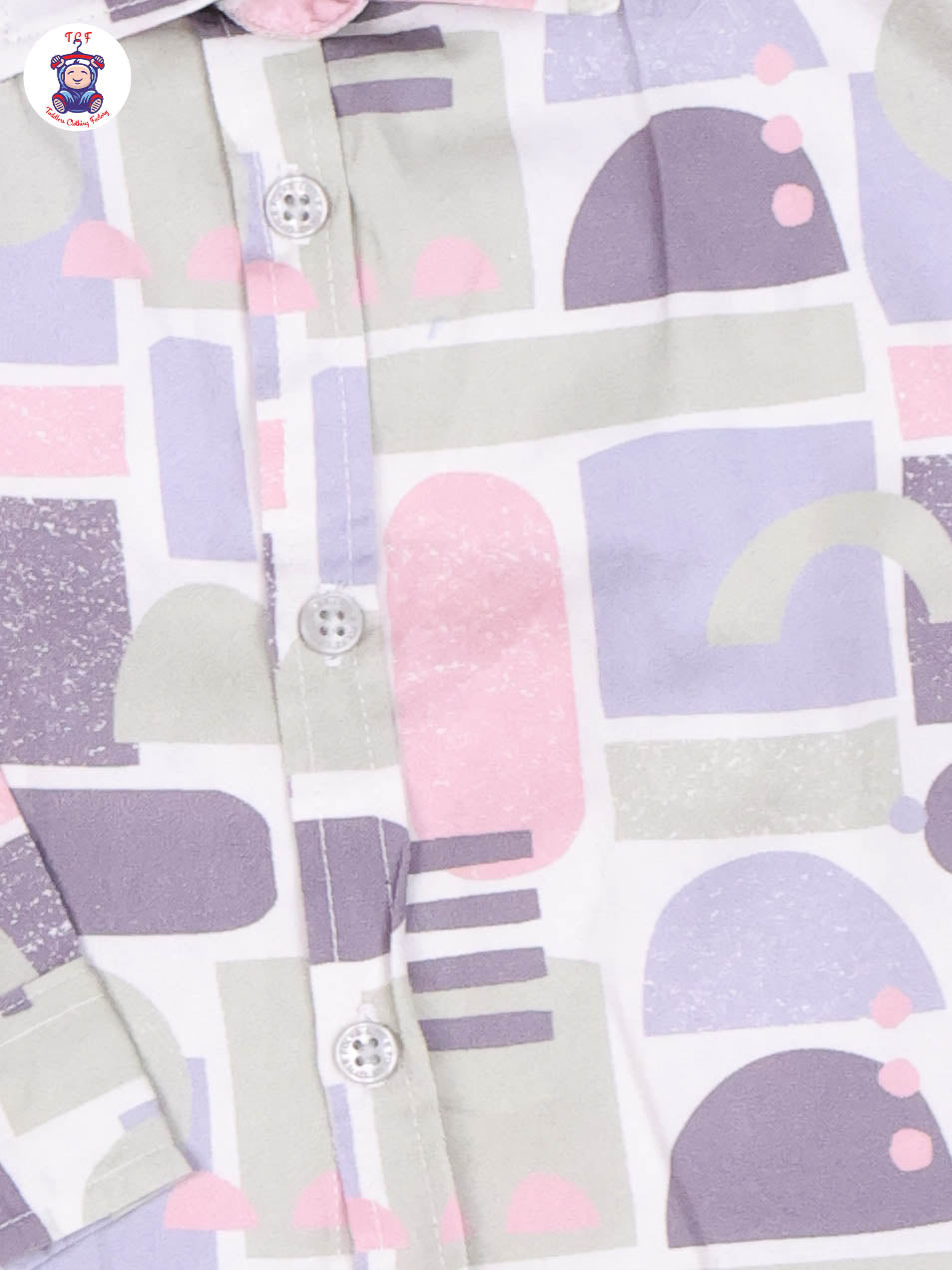 Light Green & Grey - Printed Full Hand Shirt With Plain Pant