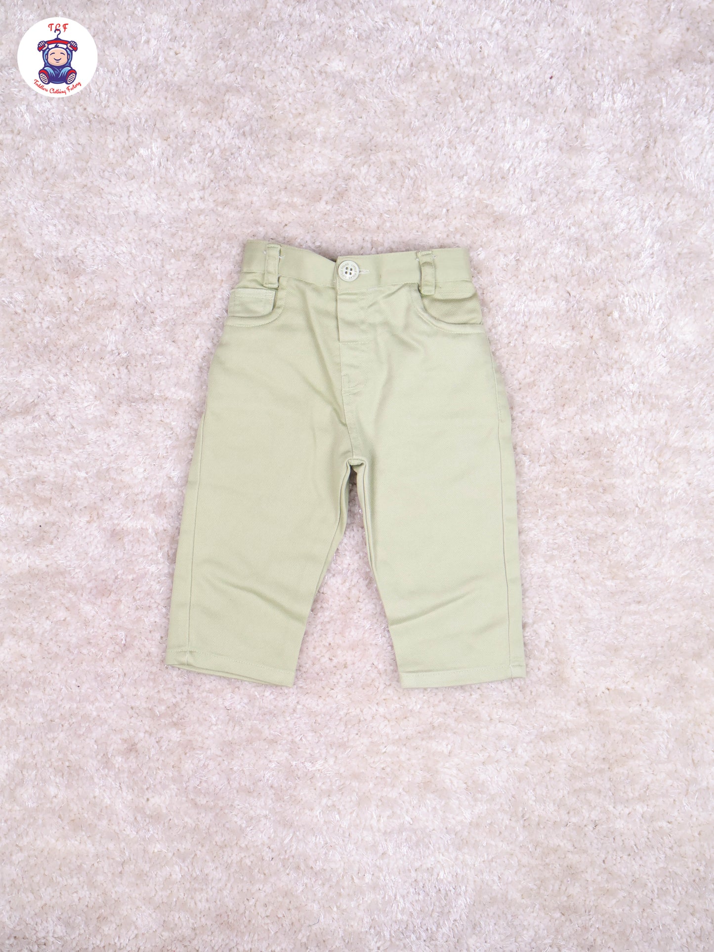 Light Green & Grey - Printed Full Hand Shirt With Plain Pant