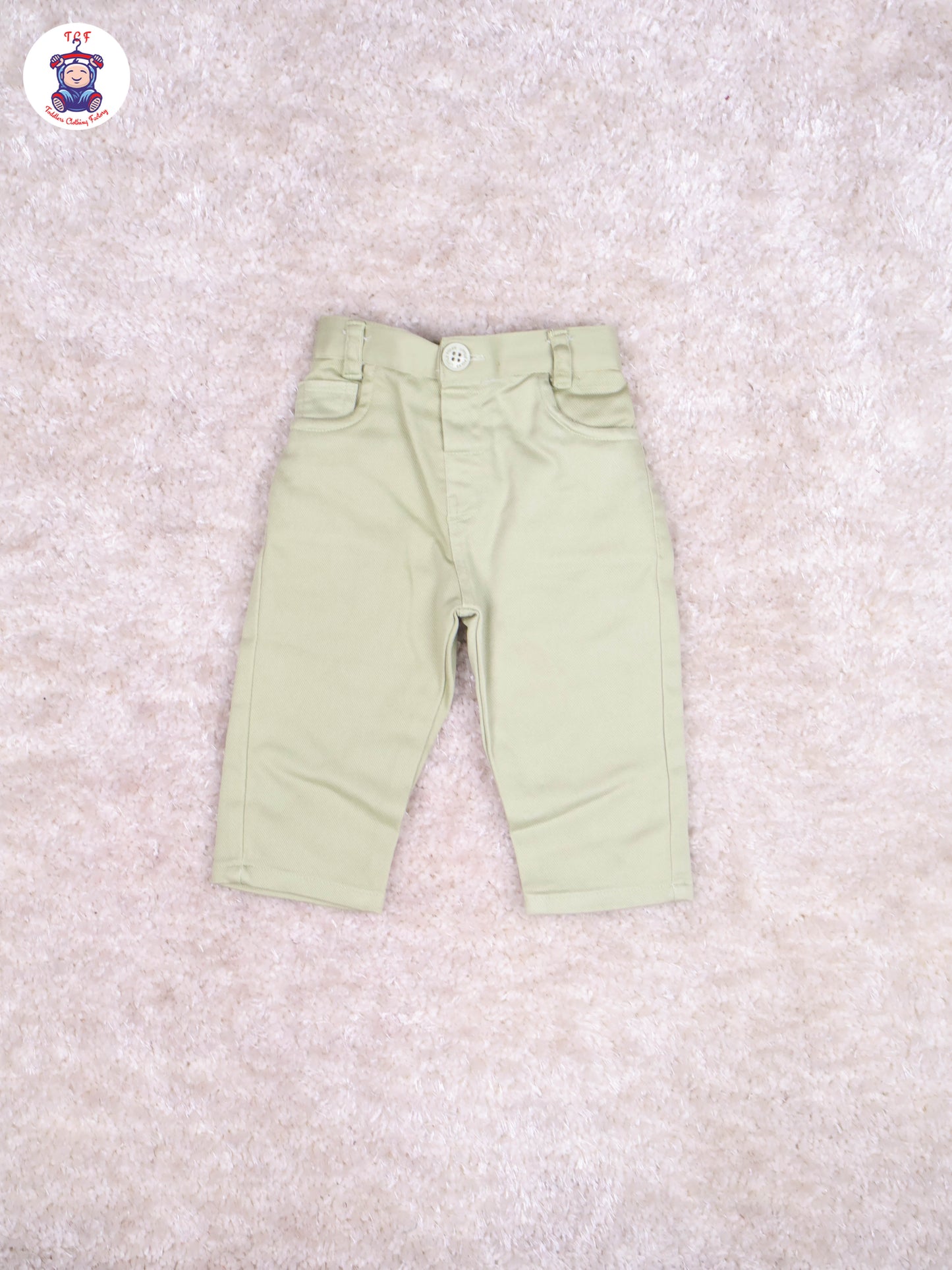Light Green & Grey - Printed Full Hand Shirt With Plain Pant