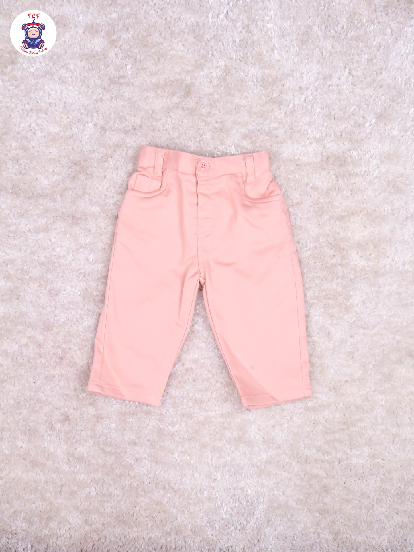 Peach & Grey - Printed Full Hand Shirt With Plain Pant