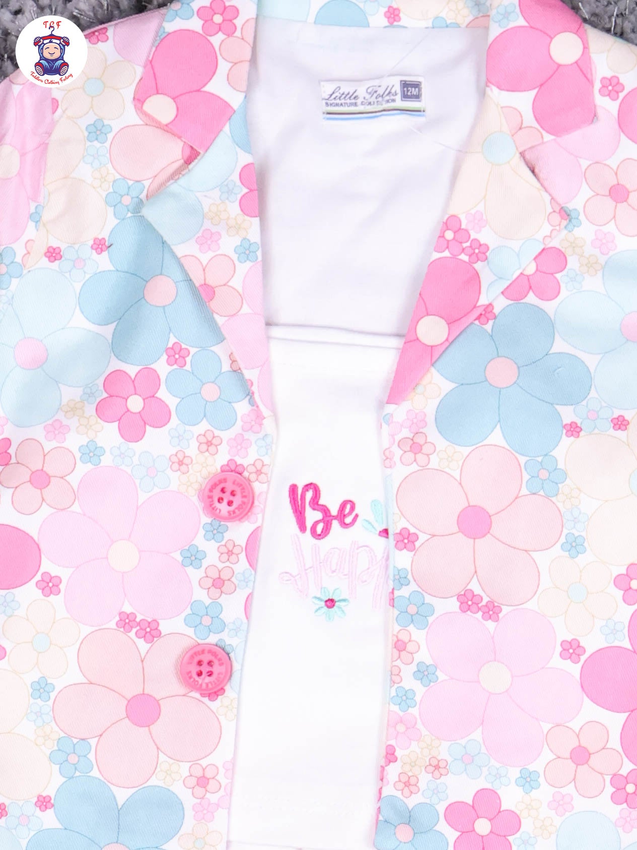 Light Pink & White Shirt with overcoat & Pant