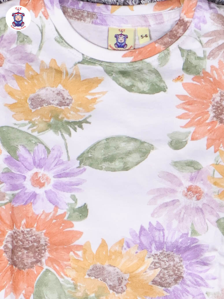 White - Flower Girls Night Wear