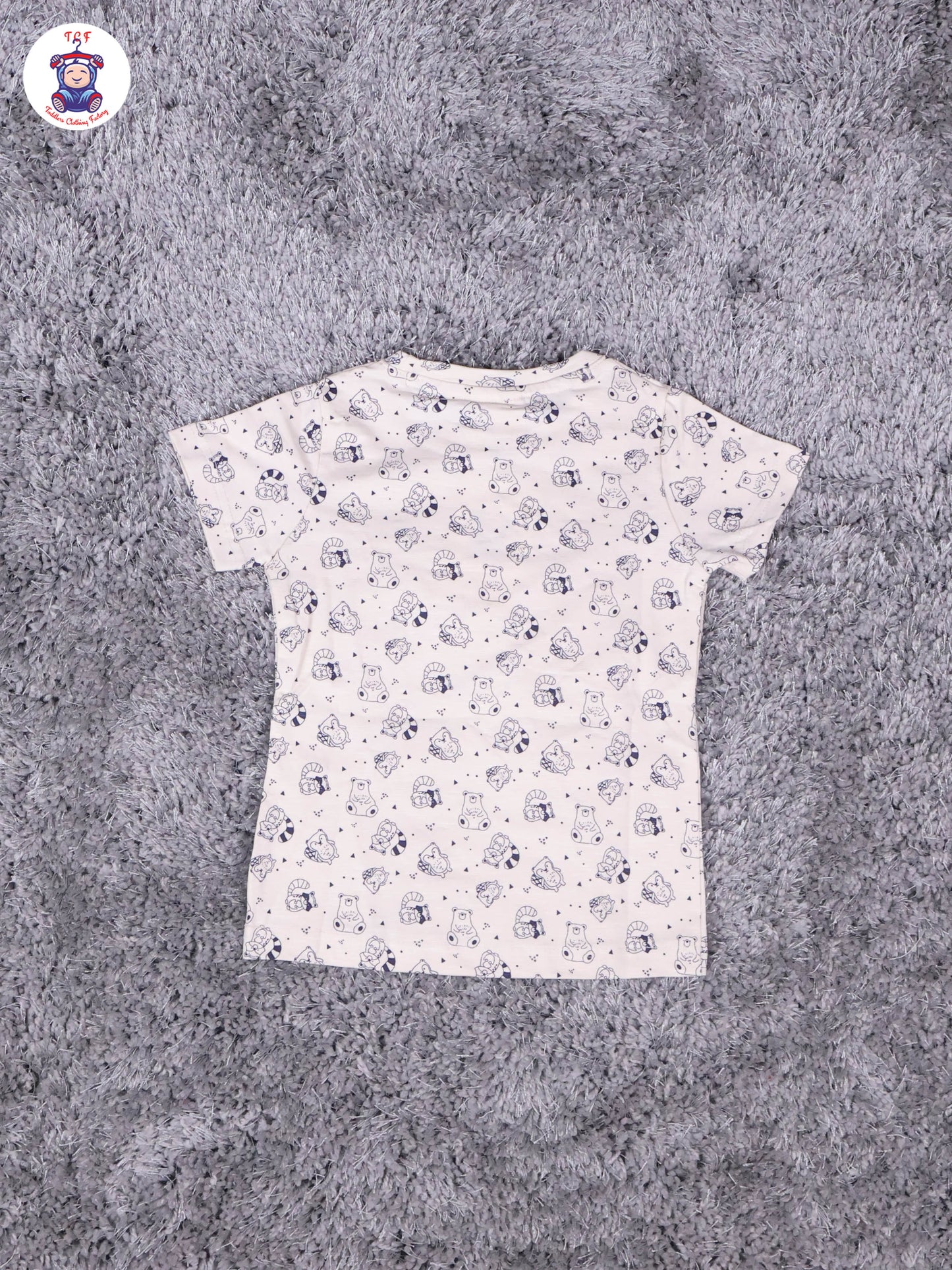 Cream - Animals Boys Night Wear