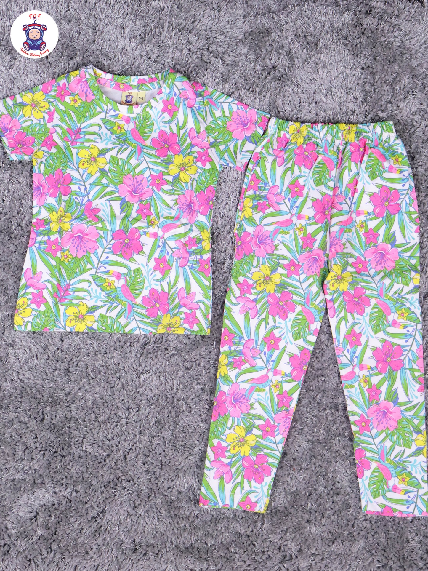 Rose Pink - Girls Night Wear