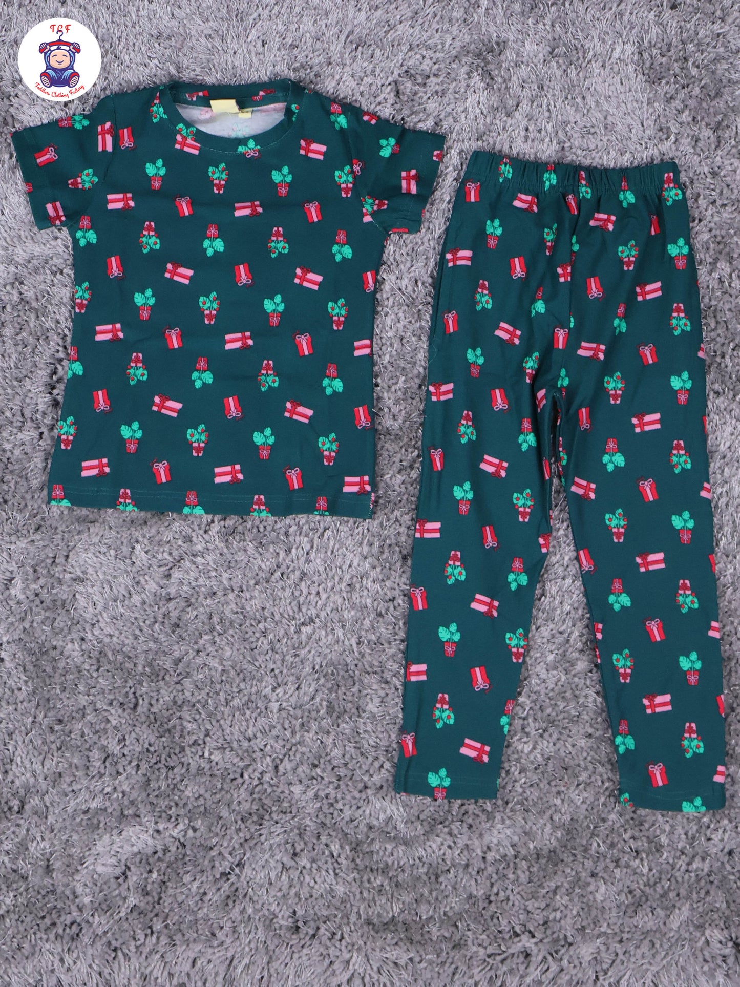Green - Gift Girls Night Wear