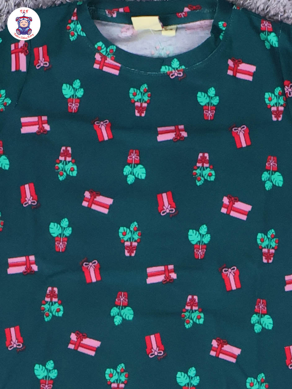 Green - Gift Girls Night Wear