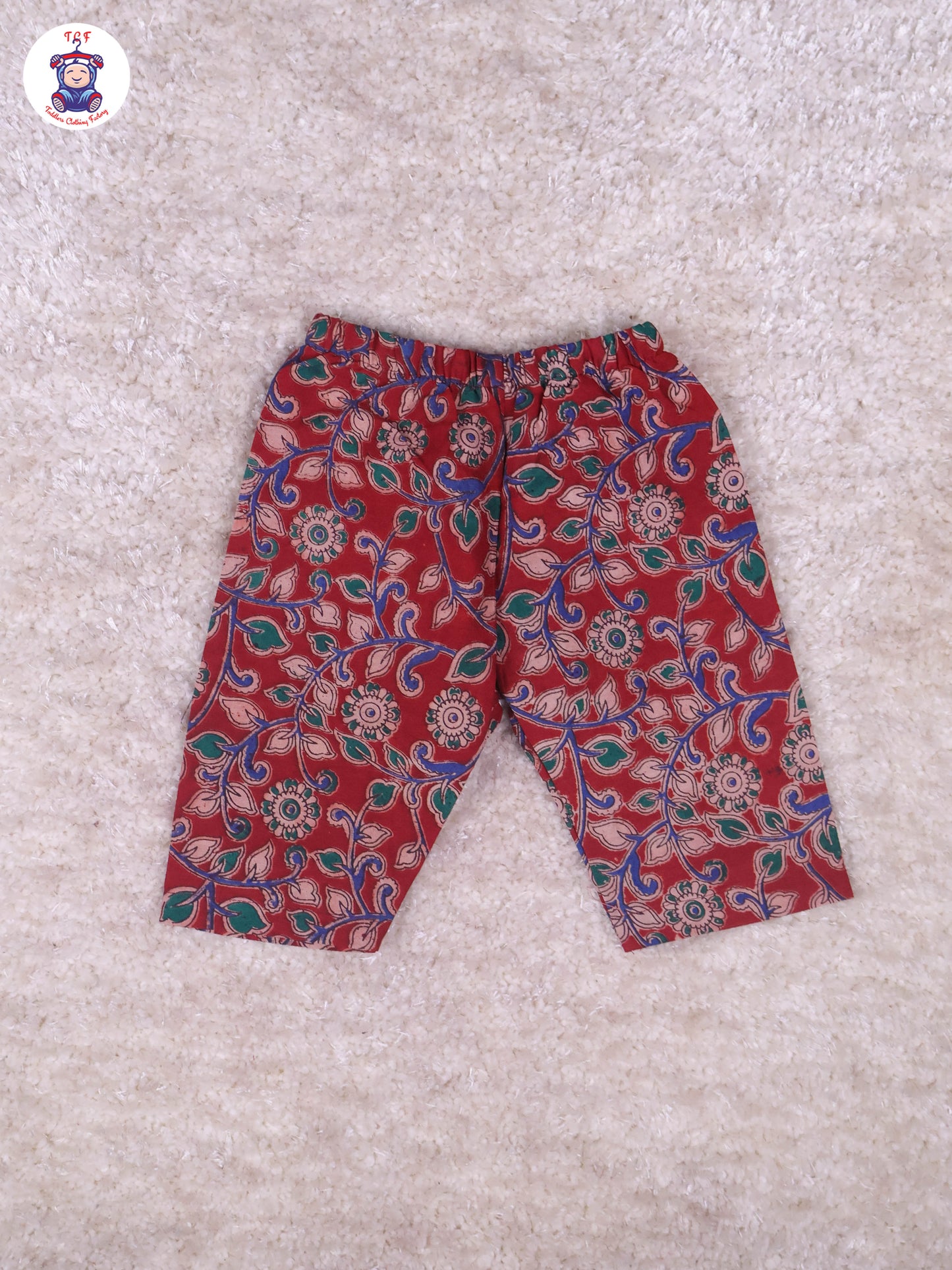 Maroon & Blue - Floral Printed Kalamkari Co-ords Sets