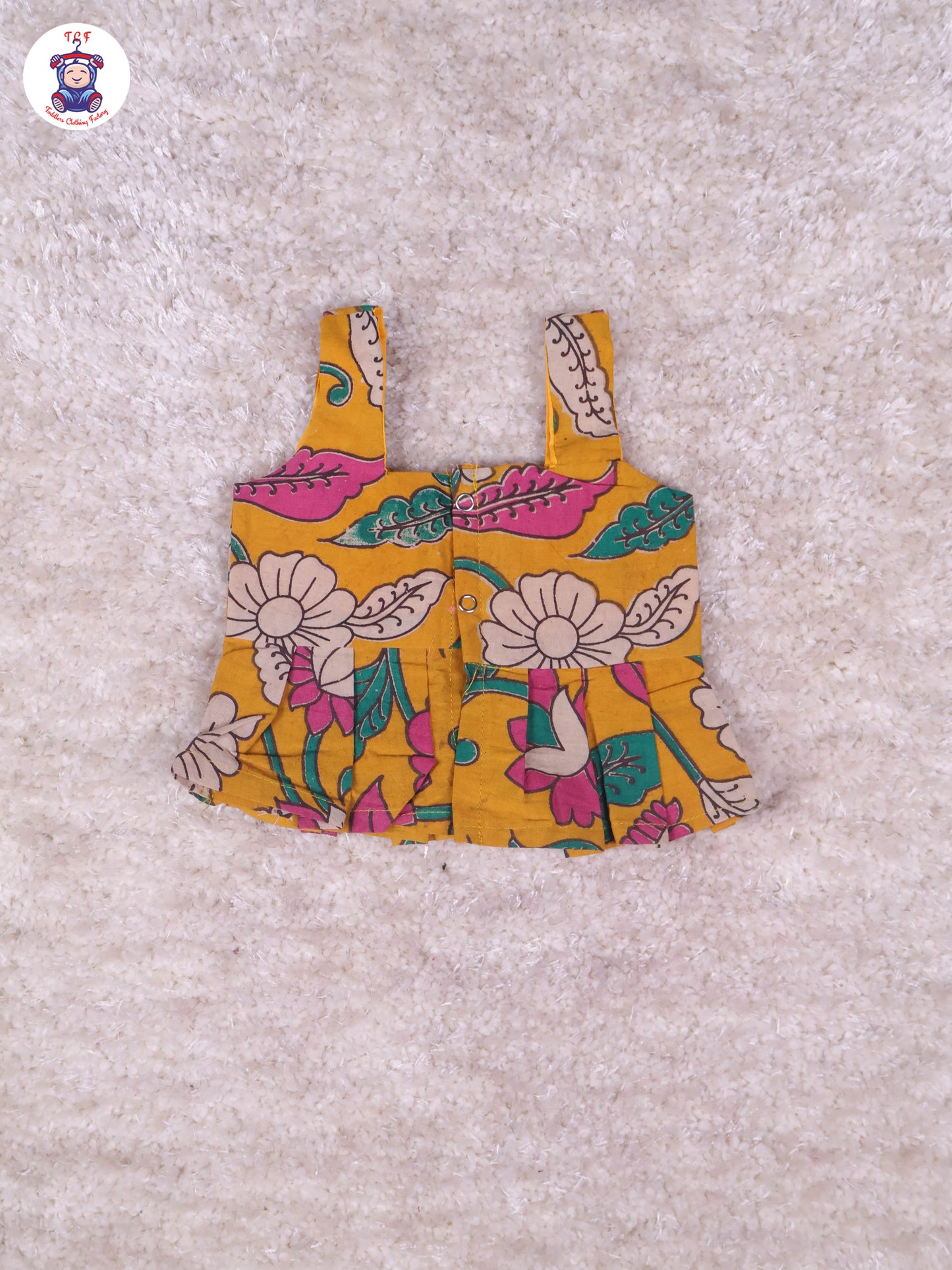 Yellow & Majentha - Floral Printed Kalamkari Co-ords Sets
