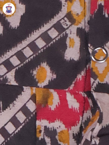 Black & Maroon - Floral Printed Kalamkari Co-ords Sets