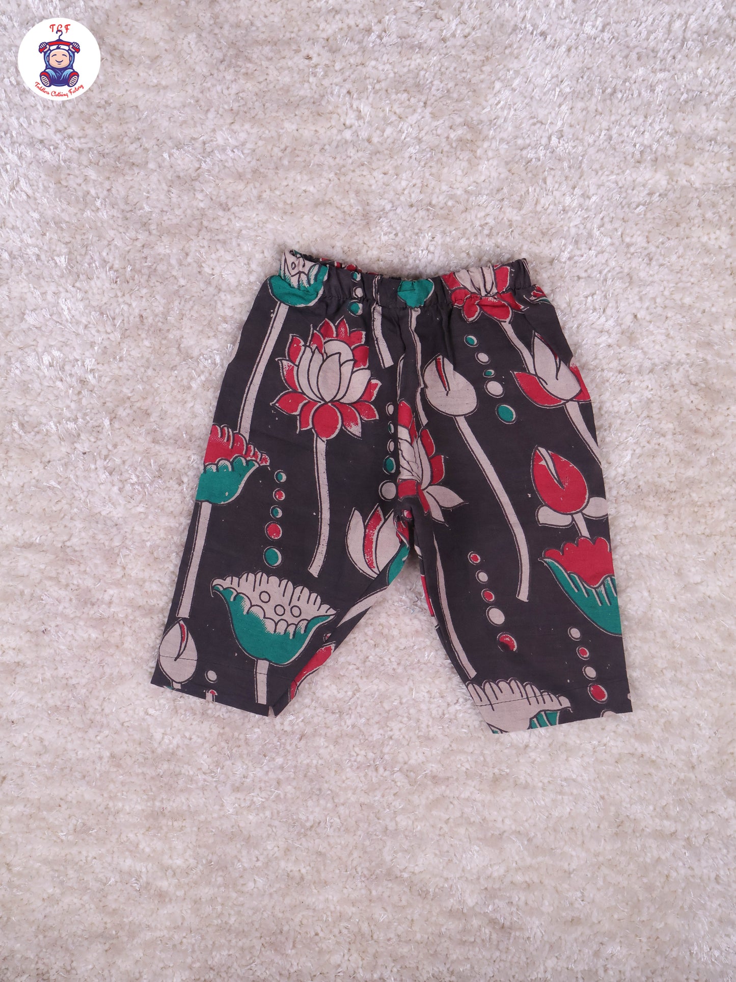 Light Brown & Green - Floral Printed Kalamkari Co-ords Sets