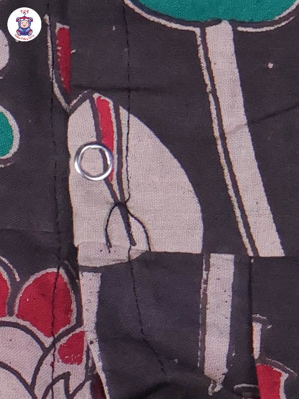 Light Brown & Green - Floral Printed Kalamkari Co-ords Sets