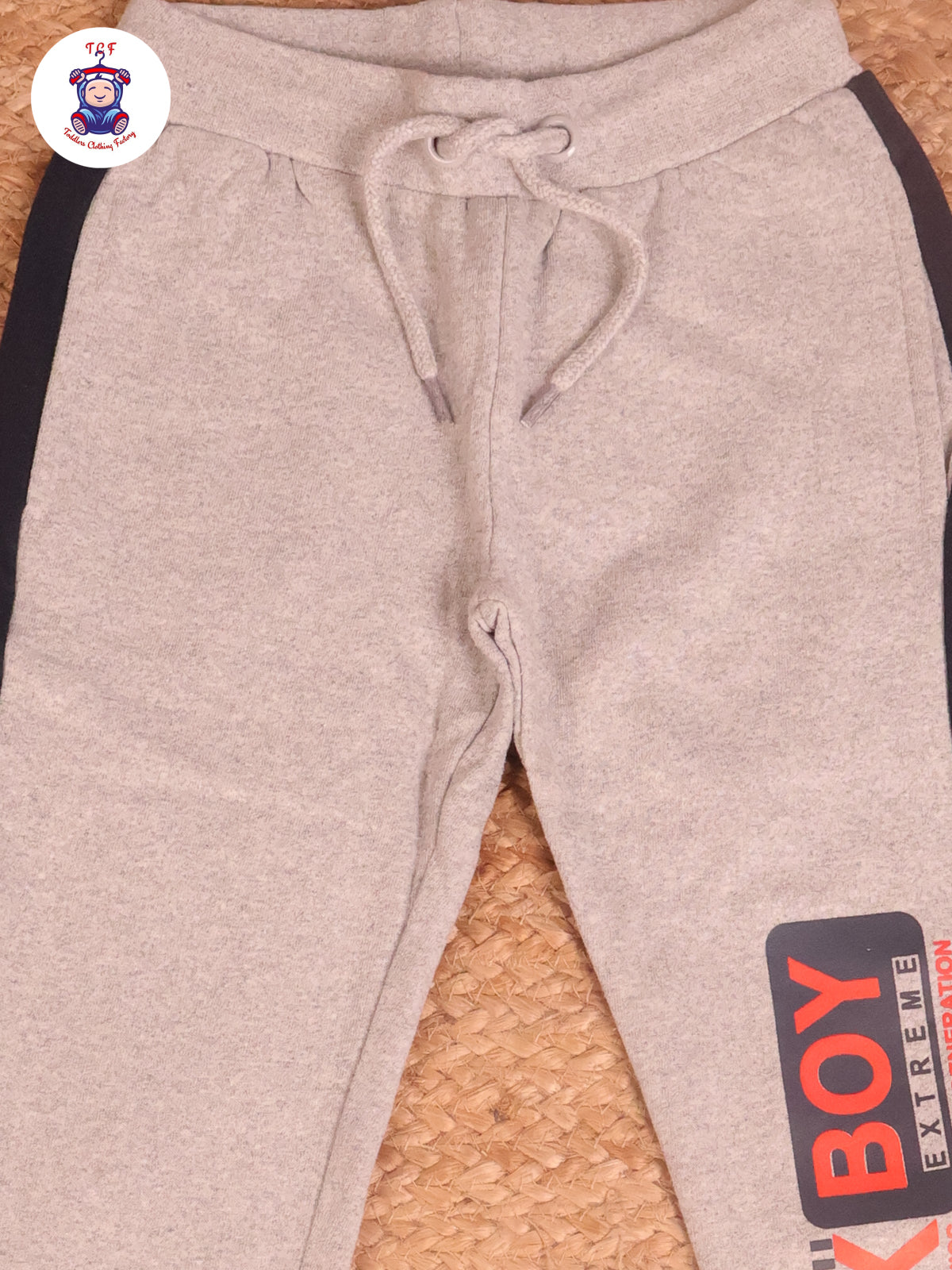 Grey & Navy Blue - Boys Readymade Joggers
