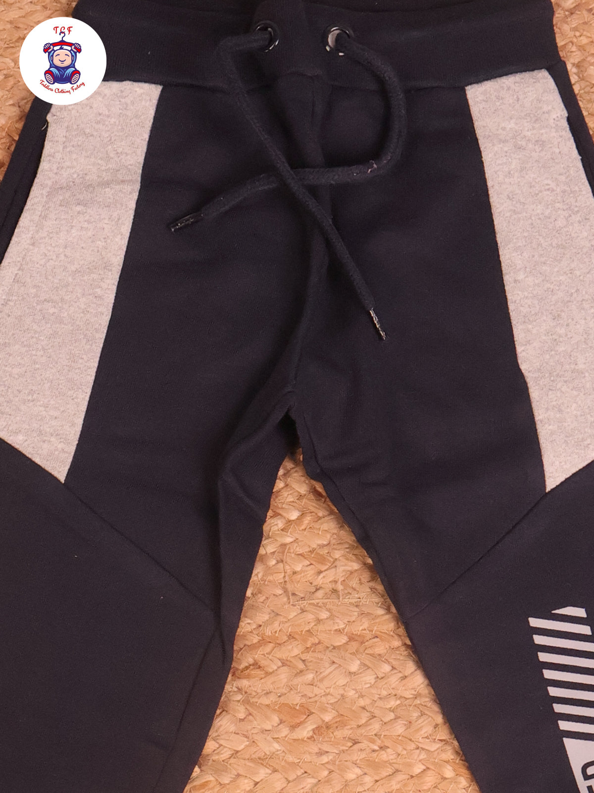 Navy Blue & Grey - Boys Readymade Joggers