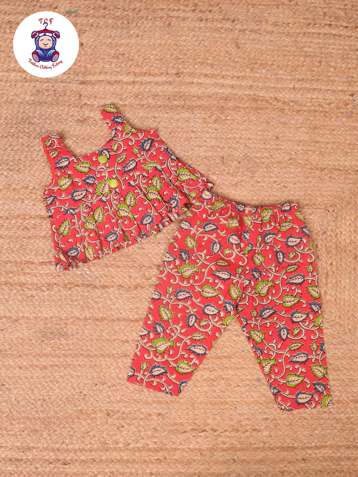 Red - Kalamkari Co-ords Sets