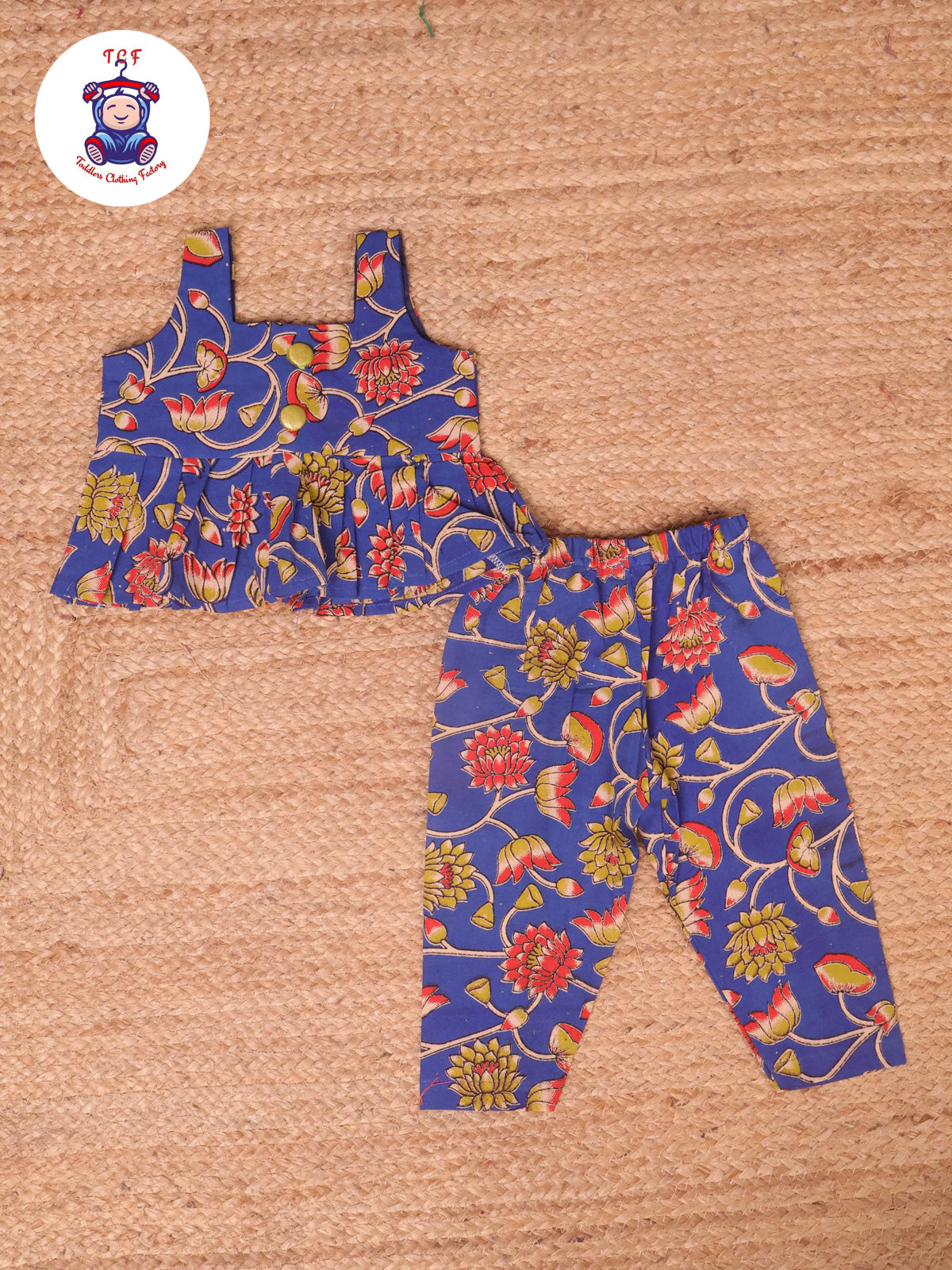 Ink Blue Big - Kalamkari Co-ords Sets