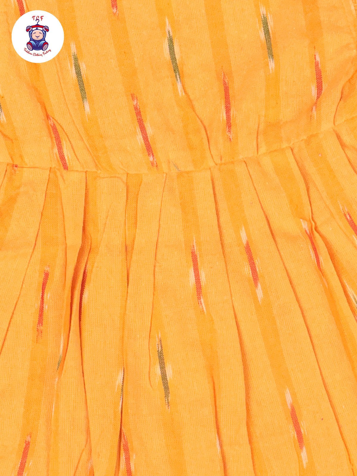 Mustard - Girls Readymade Ikat Frocks