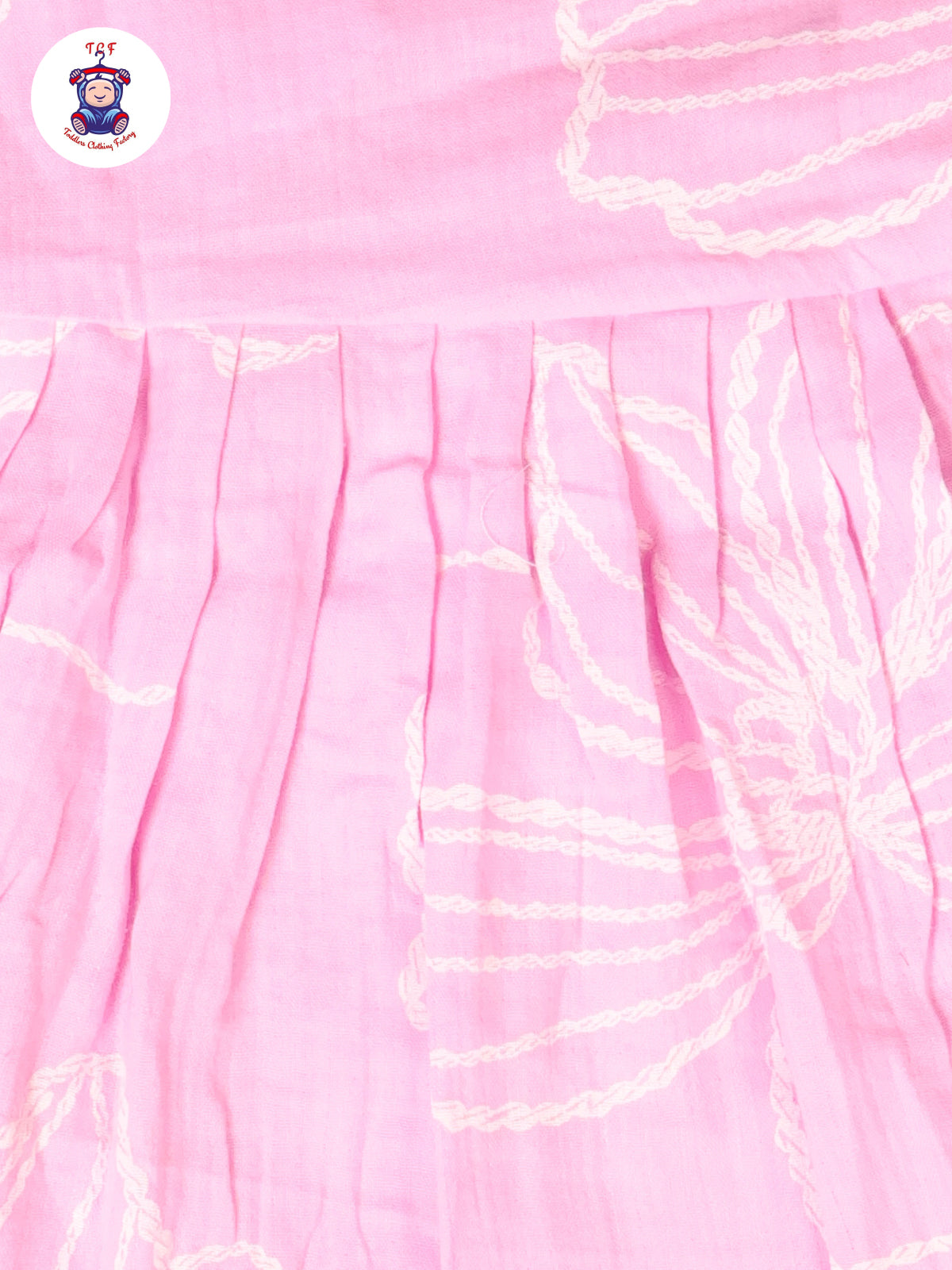 Baby Pink - Girls Muslin Frocks