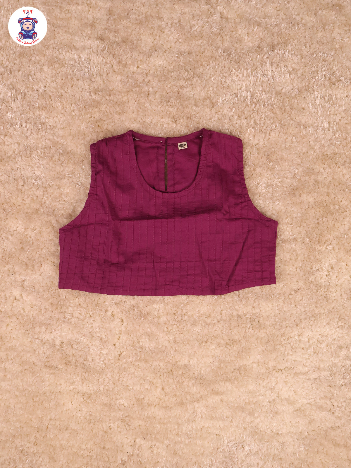 Purple - Girls Casual Top pant with overcoat