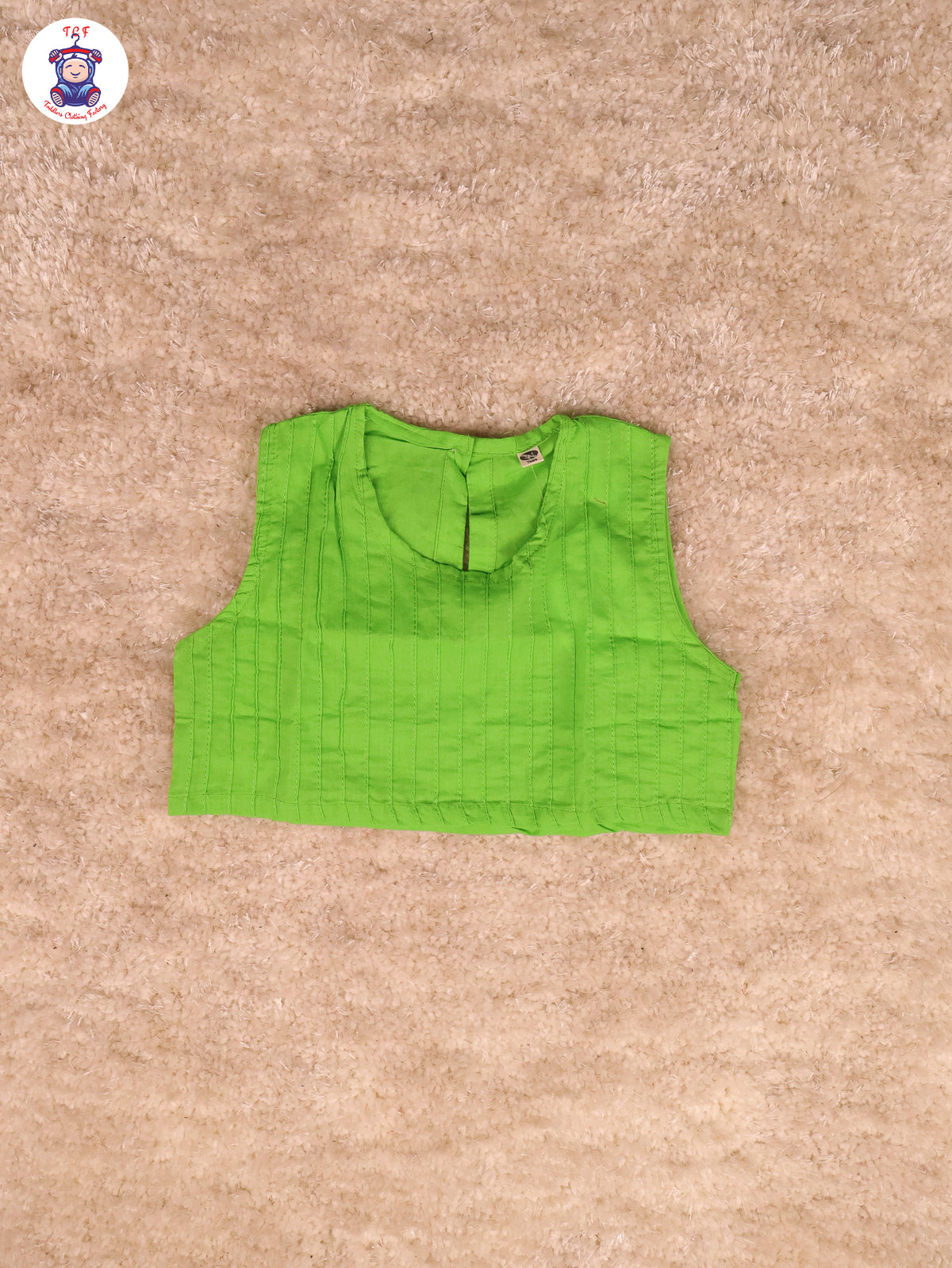 Green - Girls Casual Top pant with overcoat