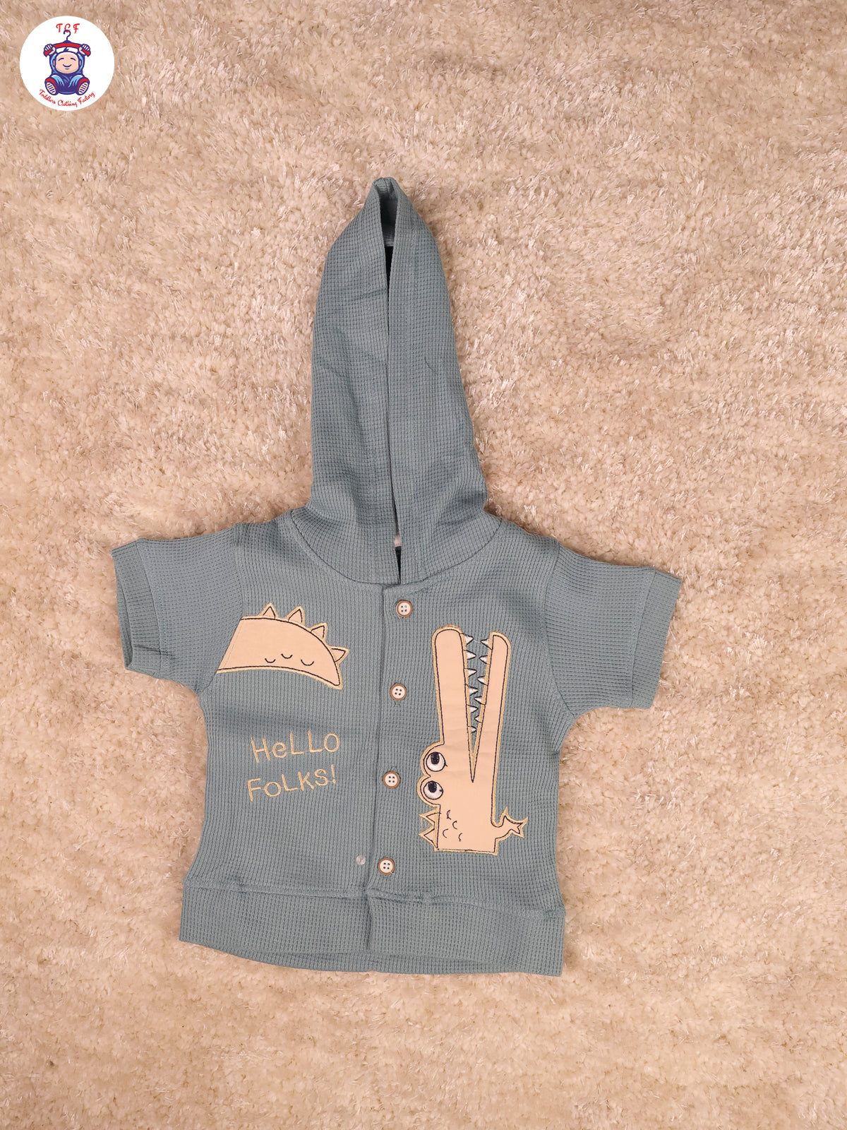 Light Blue Hoodie & T-Shirts With Shorts