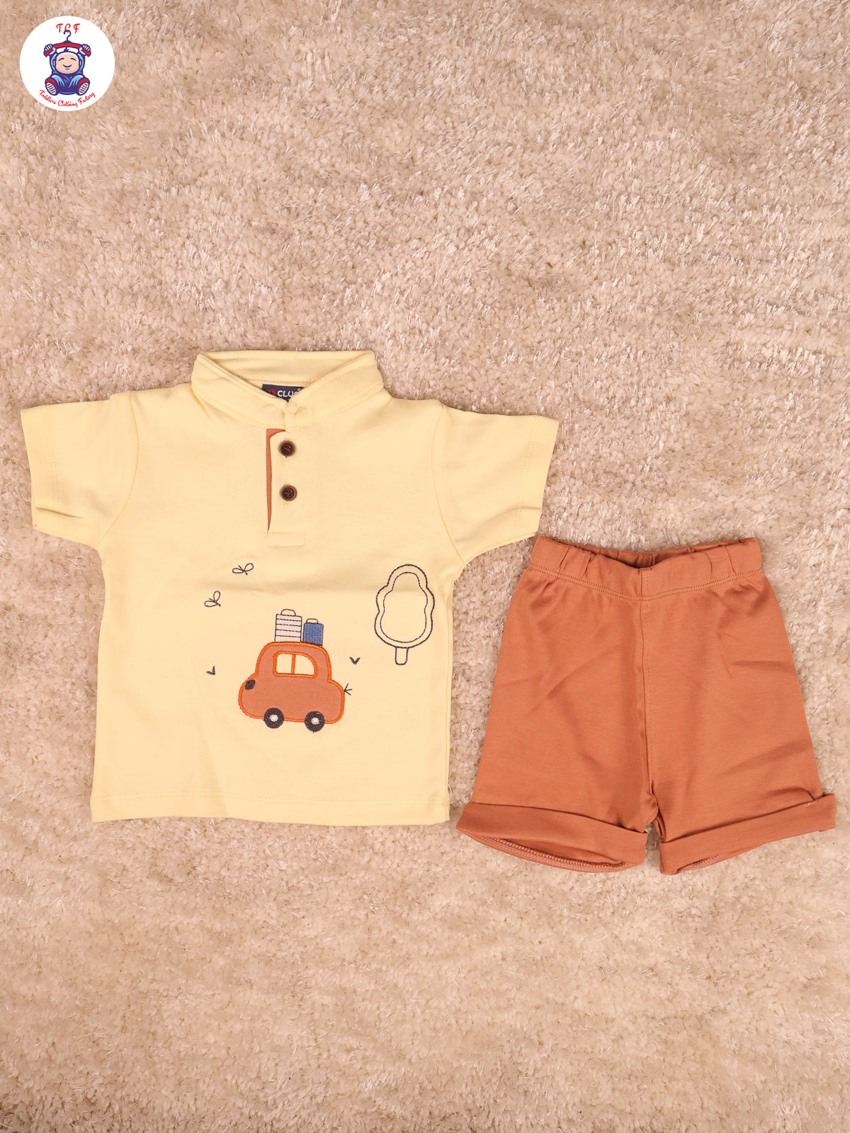 Yellow Collor T-Shirts With Shorts