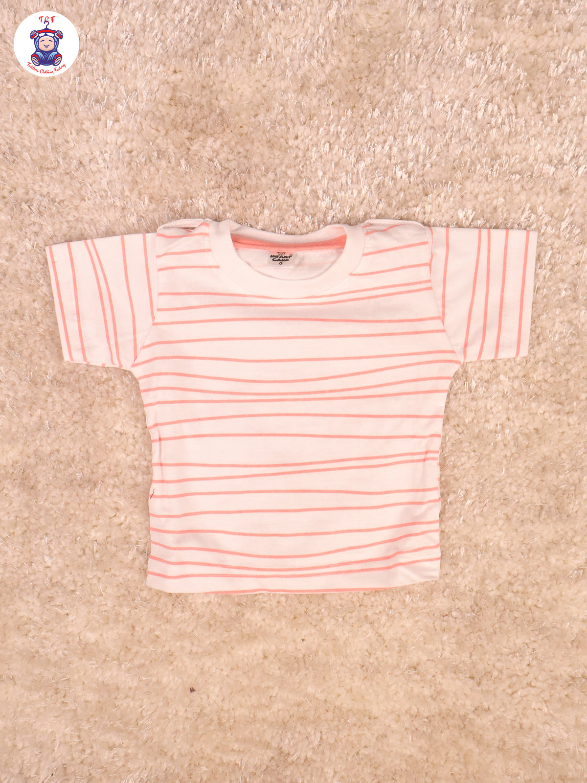 Peach & White - Elephant Jumpsuits
