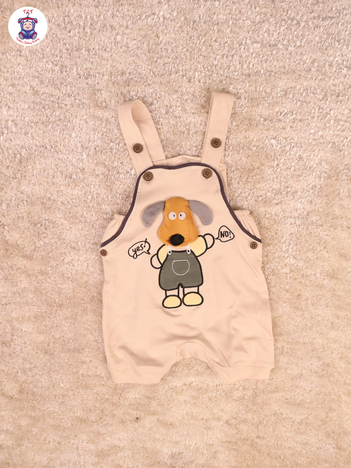 Green & Cream - Dog Jumpsuit