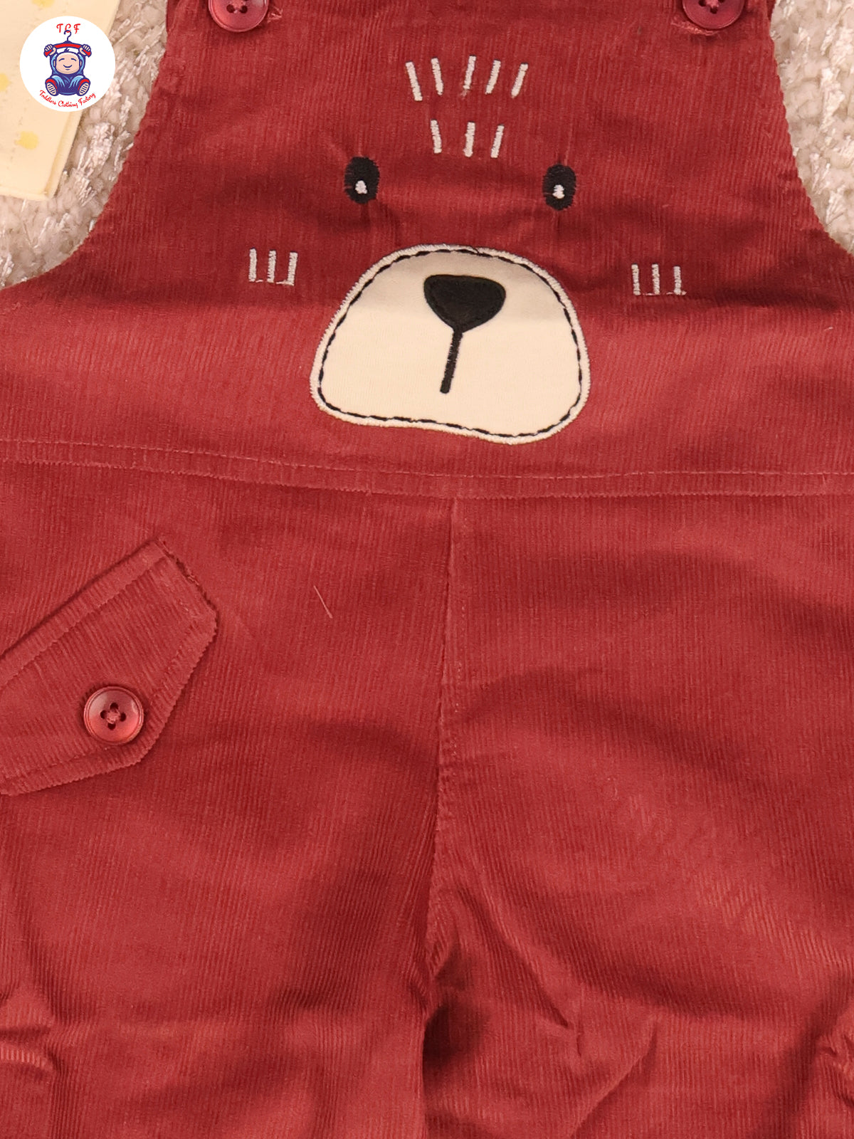 Maroon & Sandal Dungaree