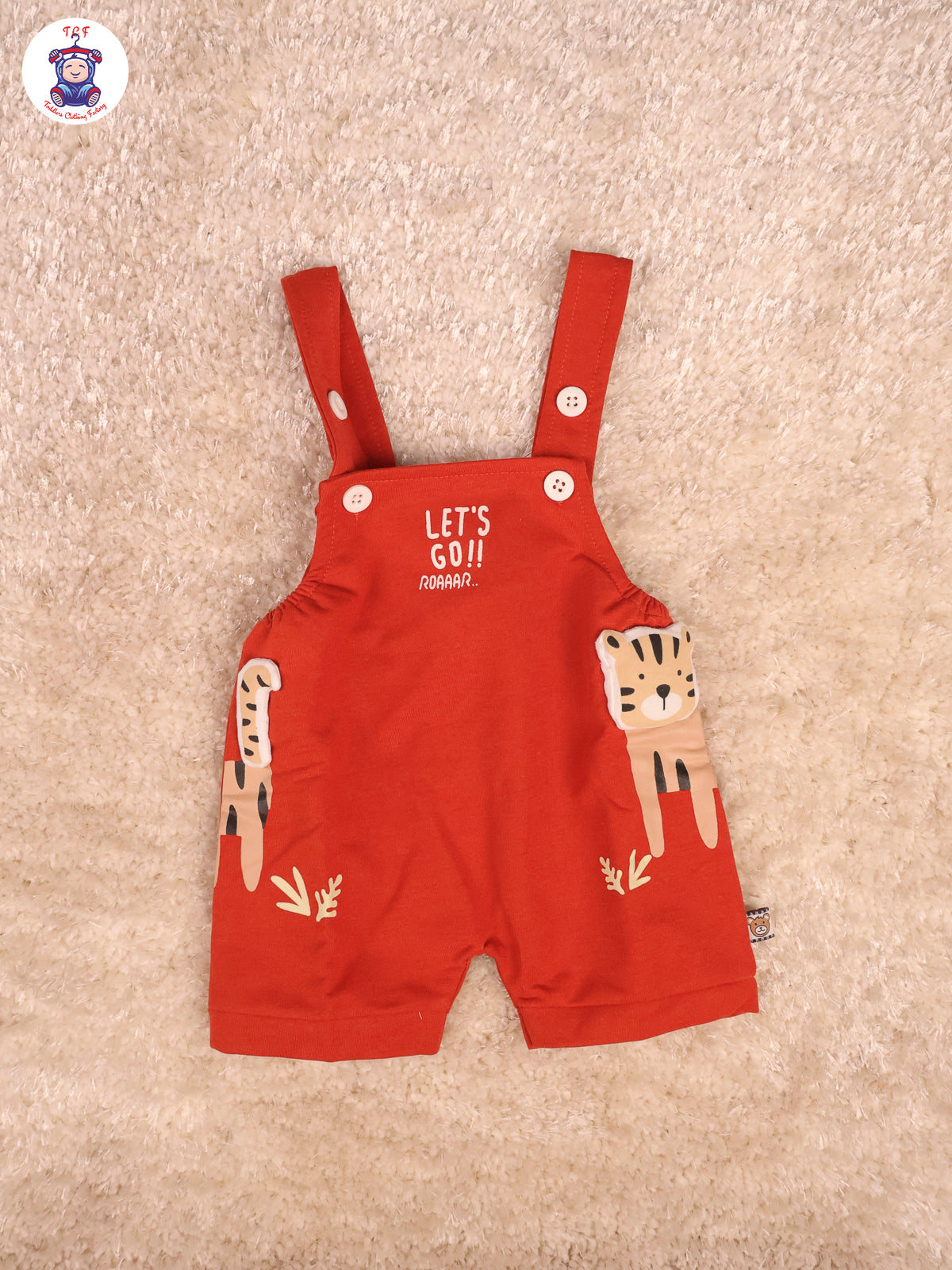 White & Red - Tiger Jumpsuits