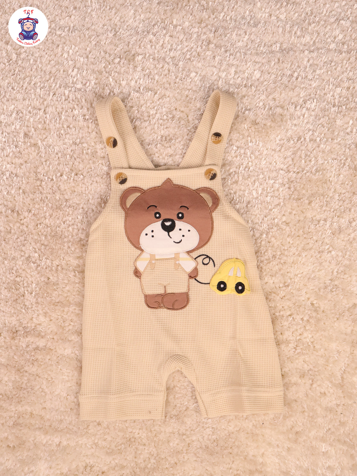 White & Yellow - Teddy Jumpsuits