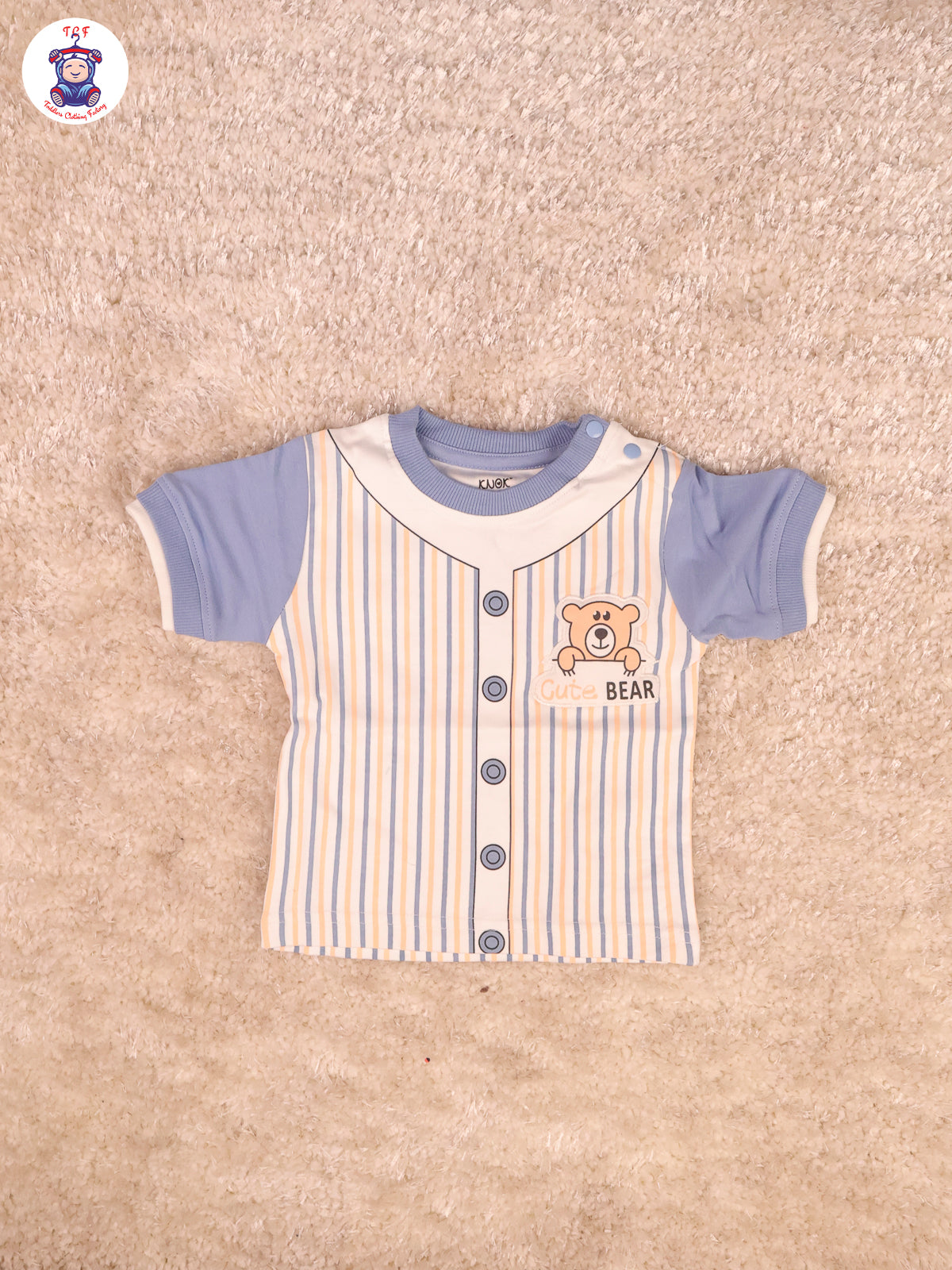 Blue & Brown - T-Shirts & Shorts