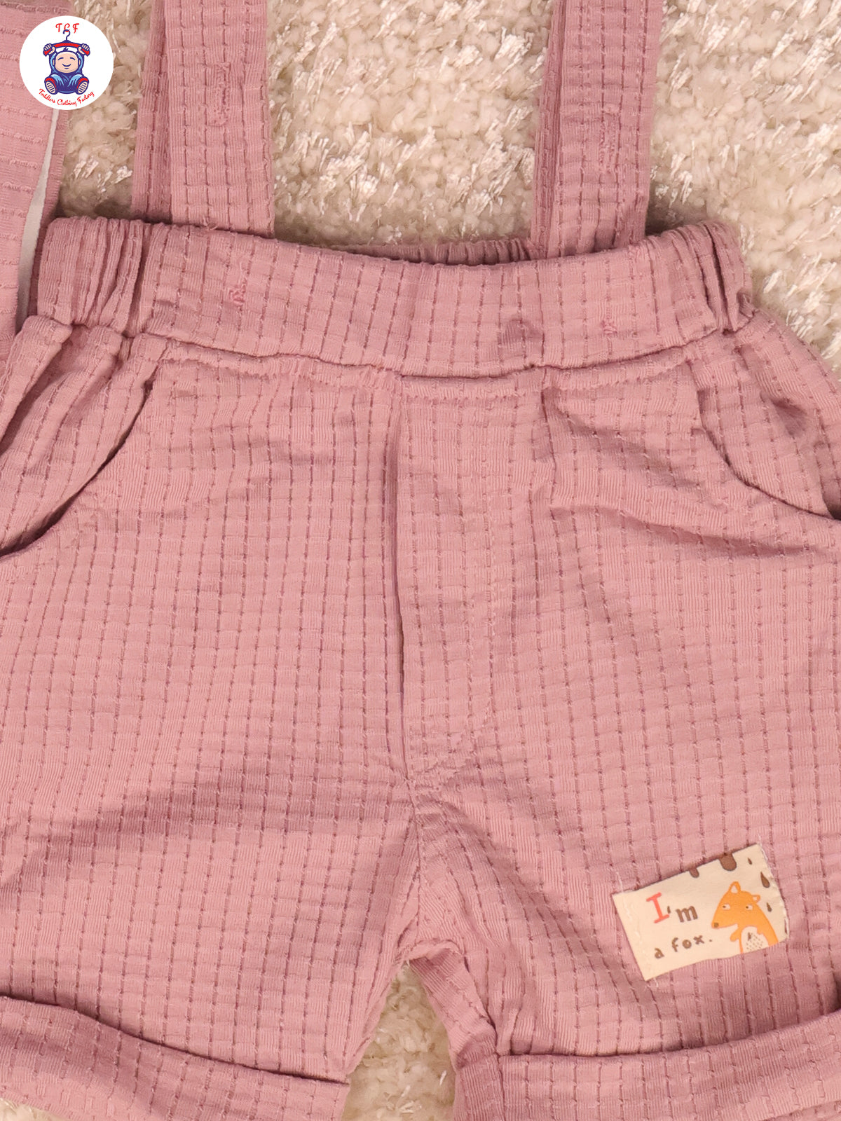 White & Lite Pink - Teddy Jumpsuits