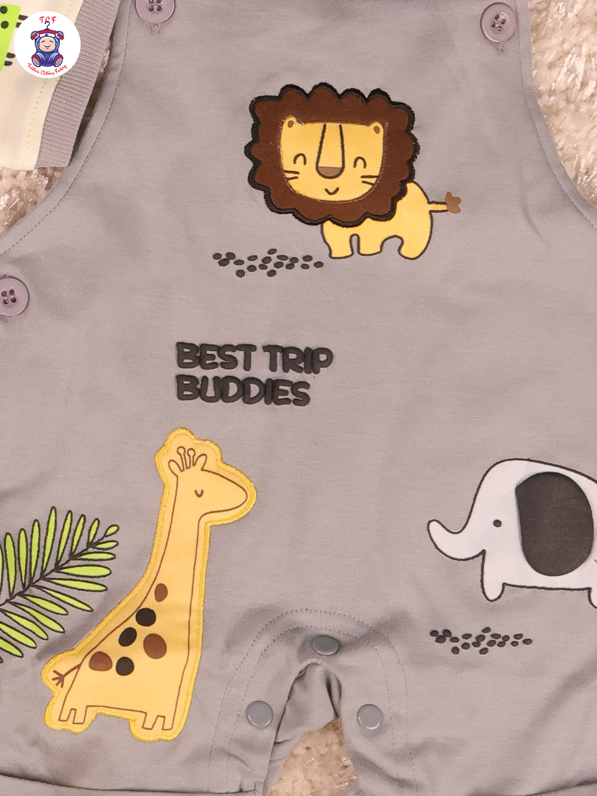 Yellow & Grey - Lion Jumpsuits