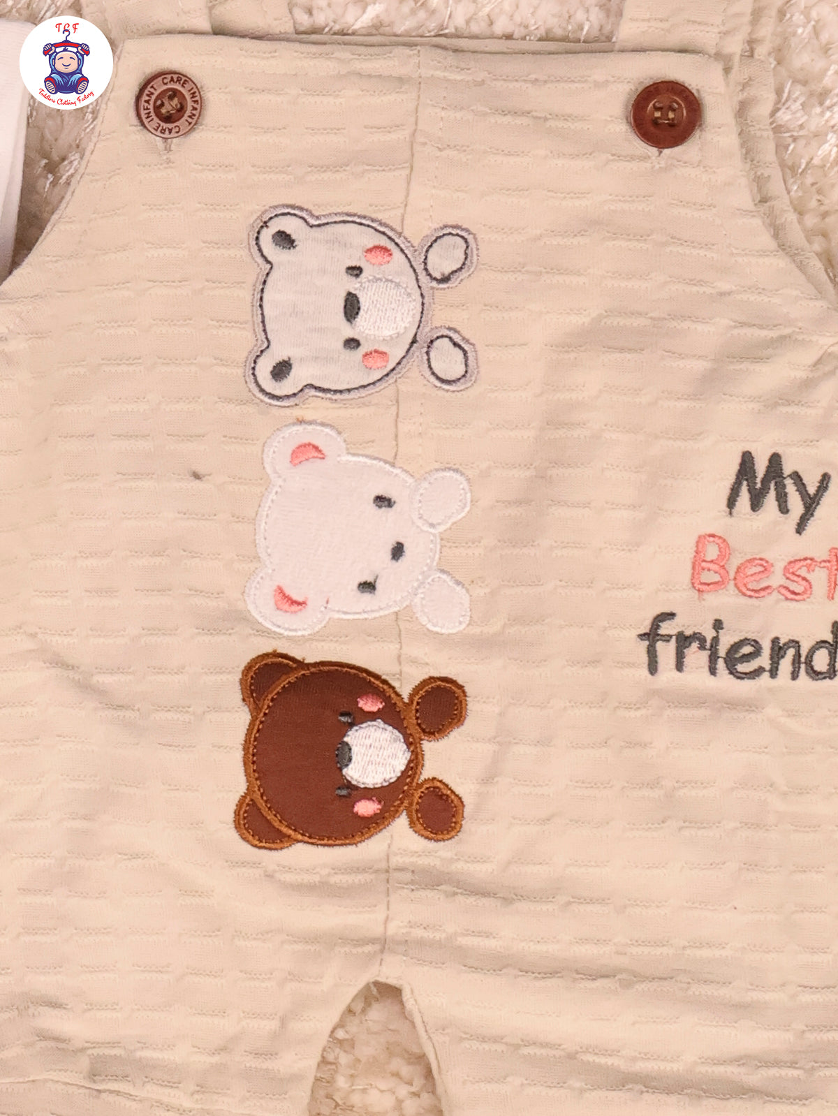 Cream & White - Teddy Jumpsuits