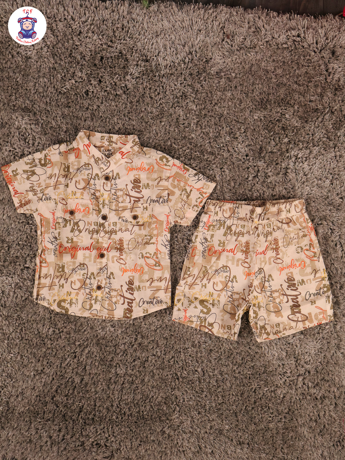 Grey - Boys Shirts & Shorts