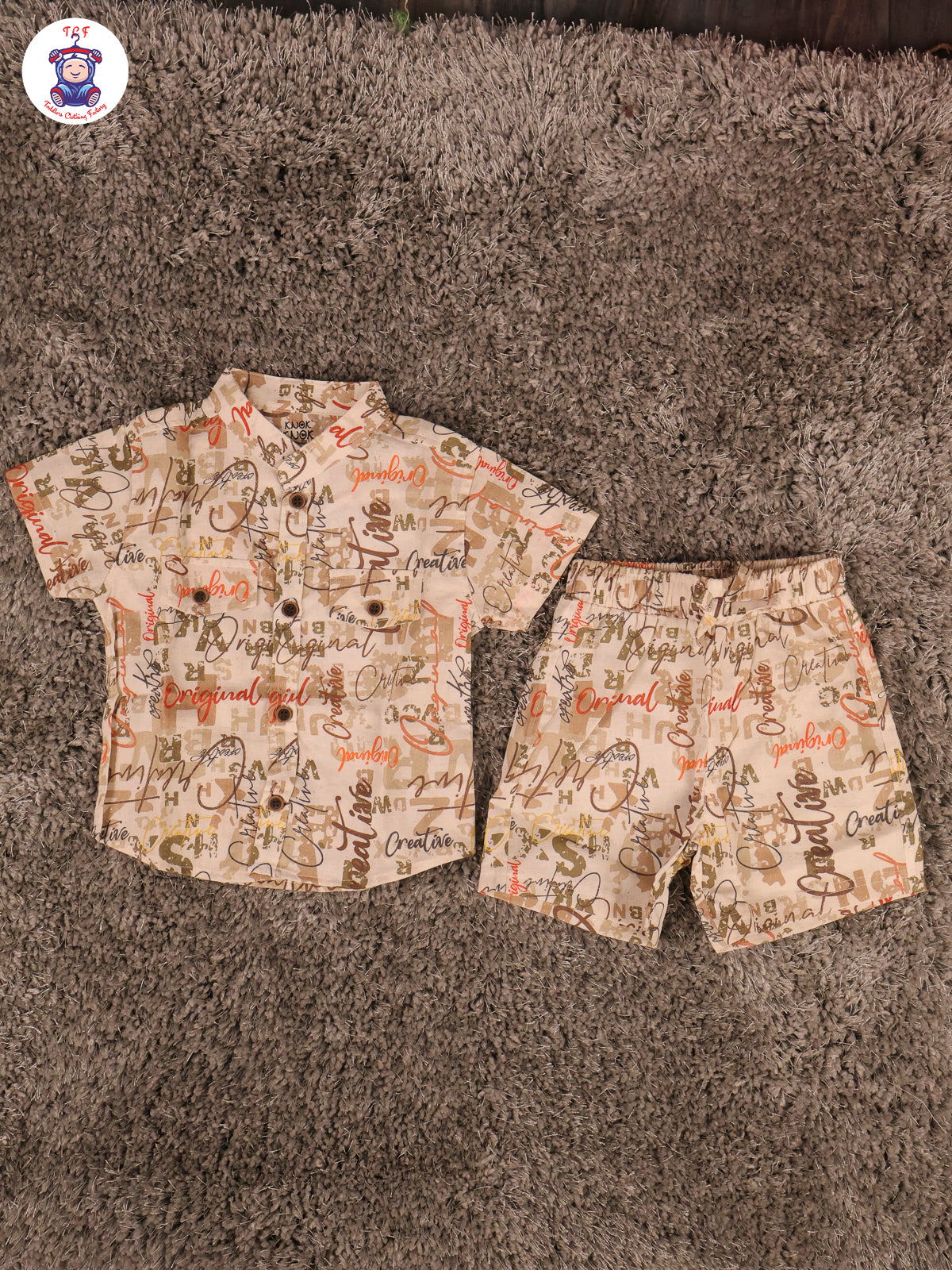 Grey - Boys Shirts & Shorts