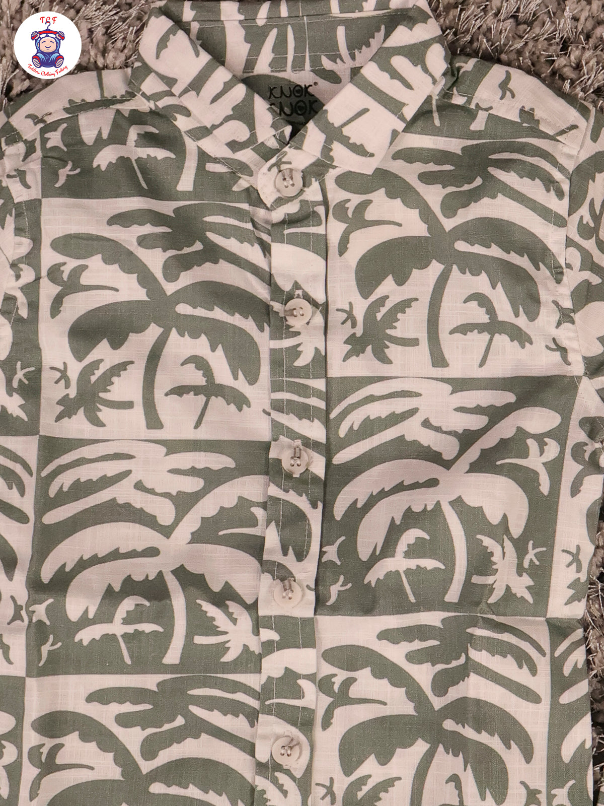 Green & White - Boys Shirts & Shorts