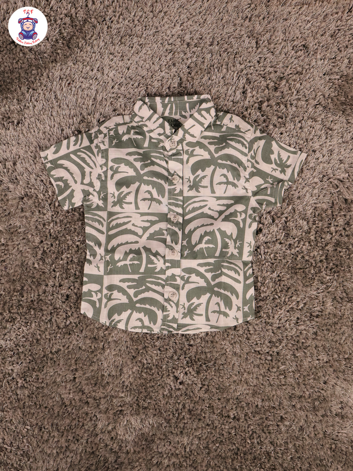 Green & White - Boys Shirts & Shorts