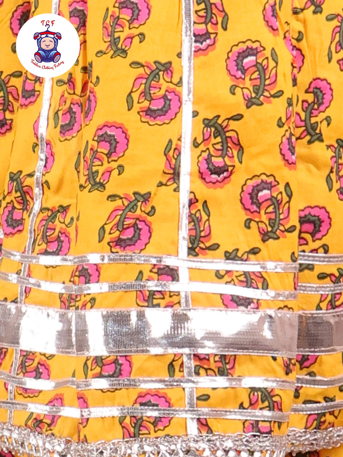 Mustard & Pink - Anarkali Kurti With Sharara