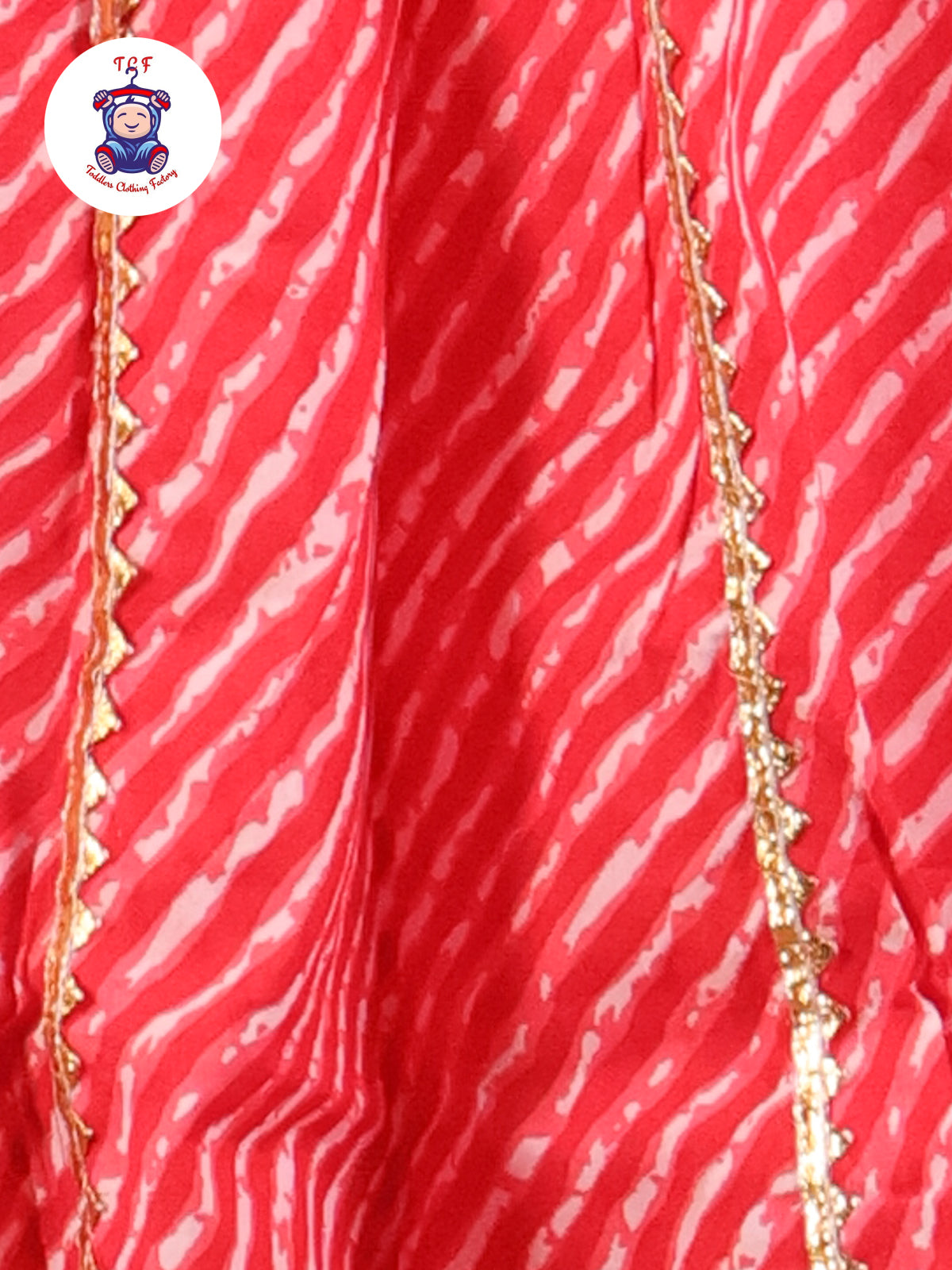 Red - One Shoulder Lehenga Choli With Net Dupatta
