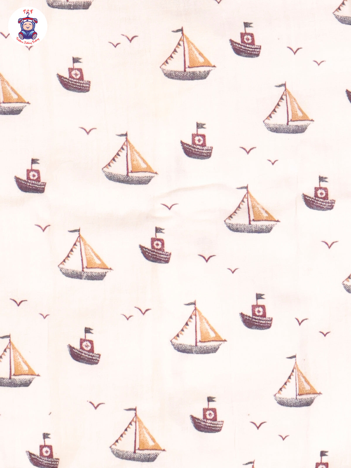 White Boat - Unisex Muslin Jabla