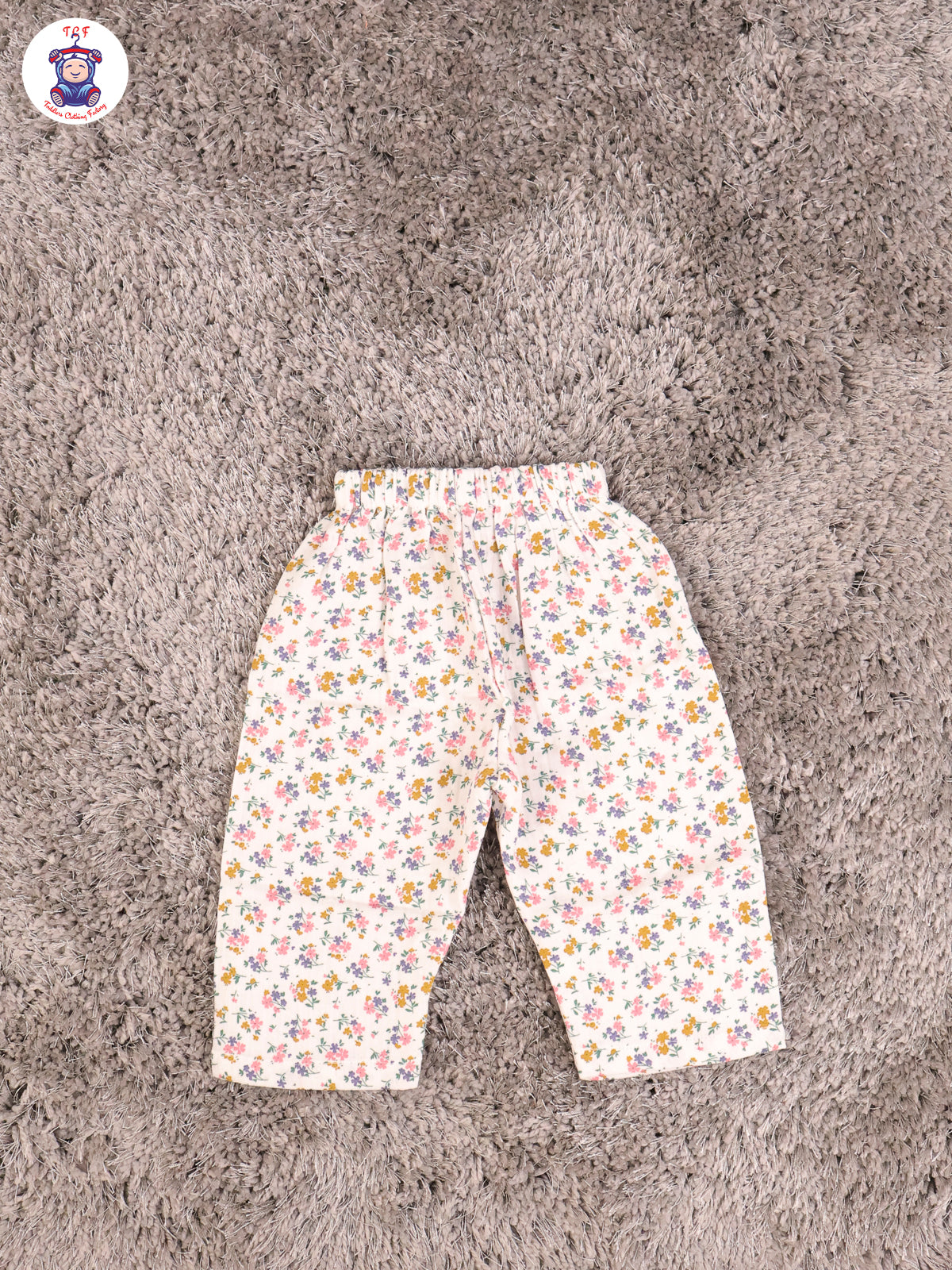 White Floral - Unisex Muslin Pyjama Sets