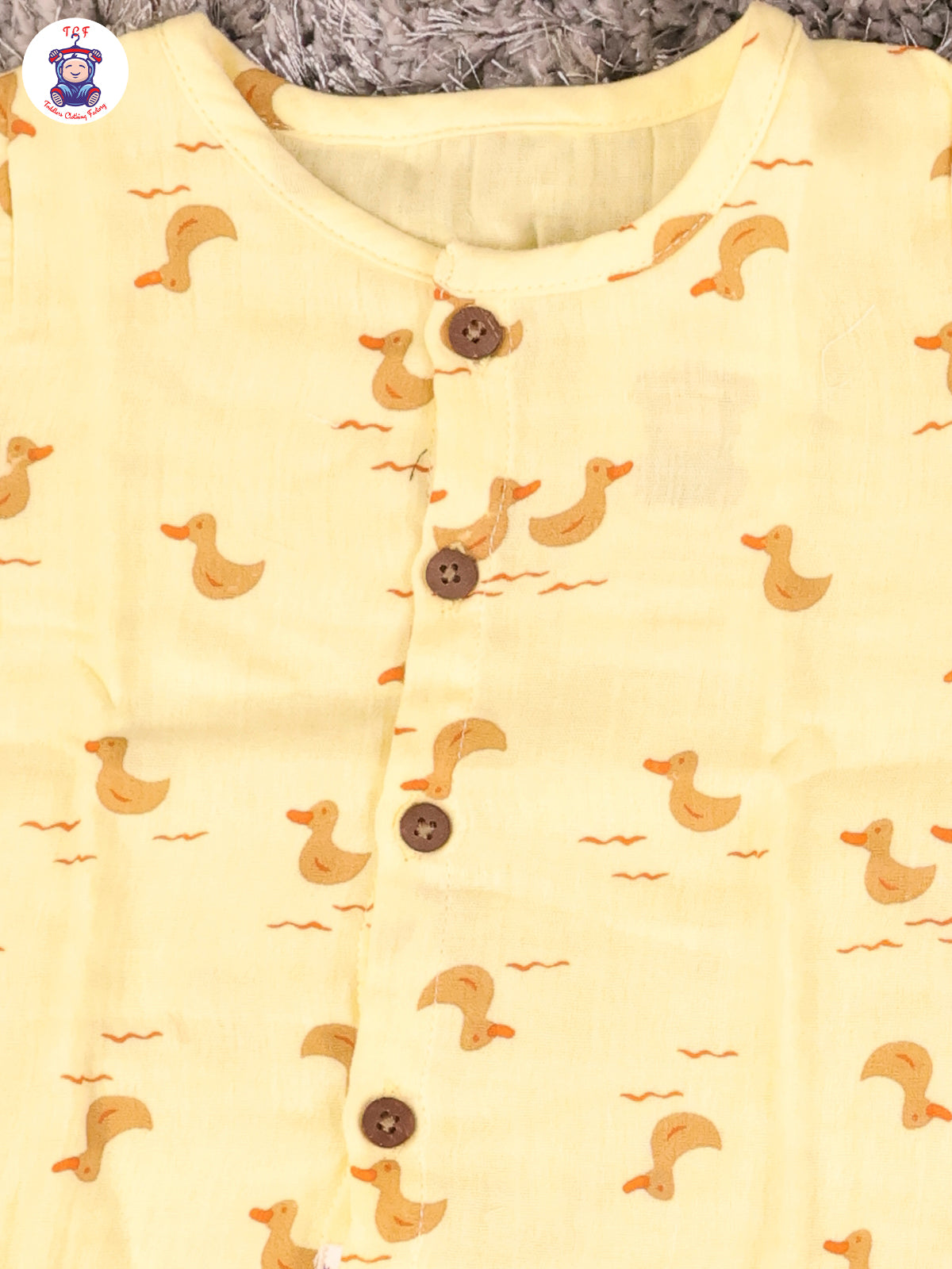 Yellow Duck - Unisex Muslin Pyjama Sets
