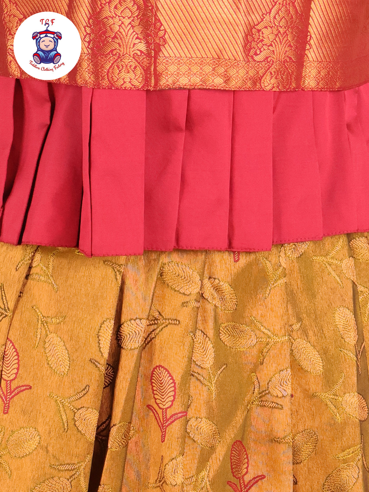 Maroon & Mustard - Pavadai Sattai