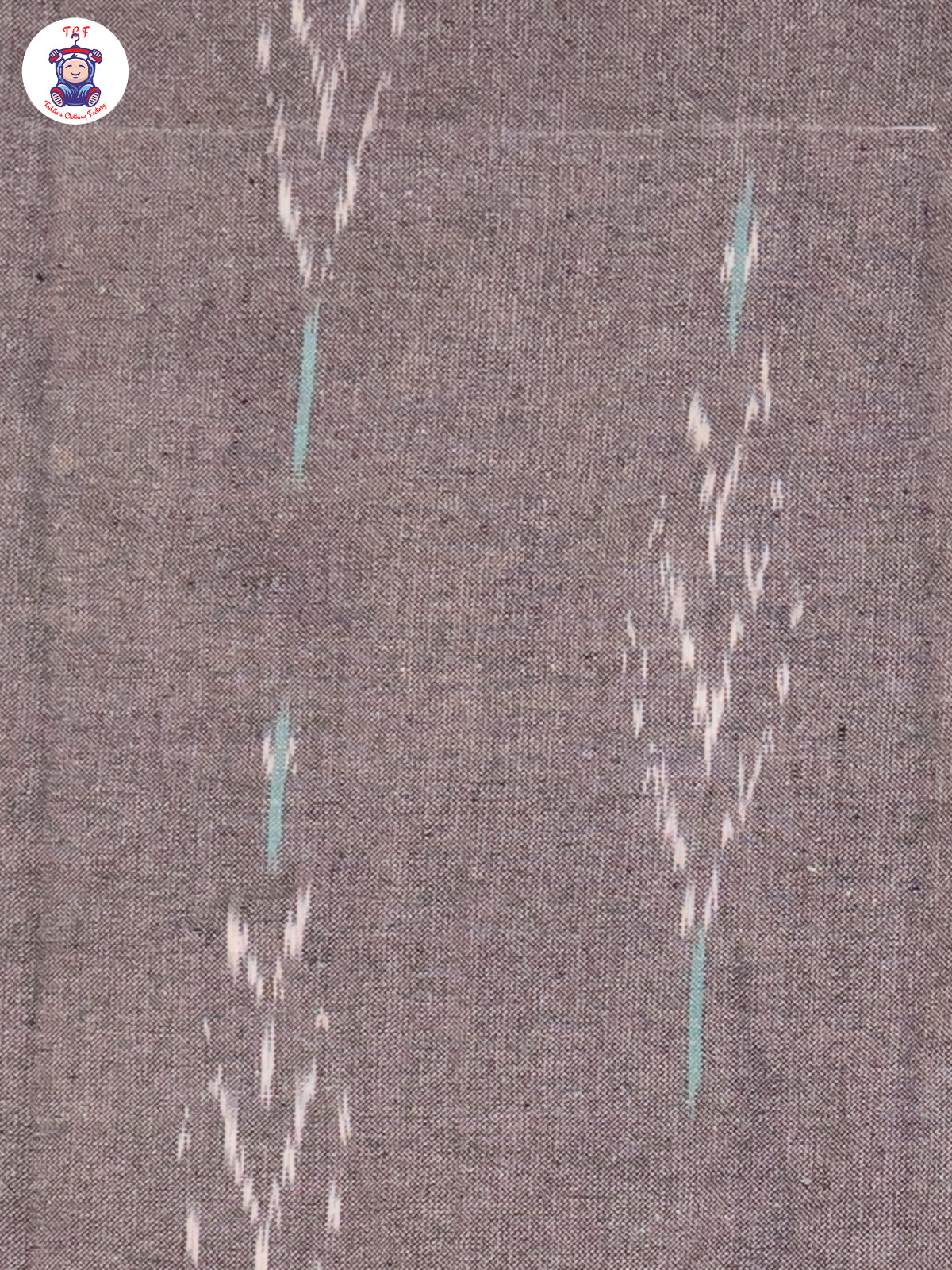 Grey - Girls Readymade Ikat Pyjama Sets