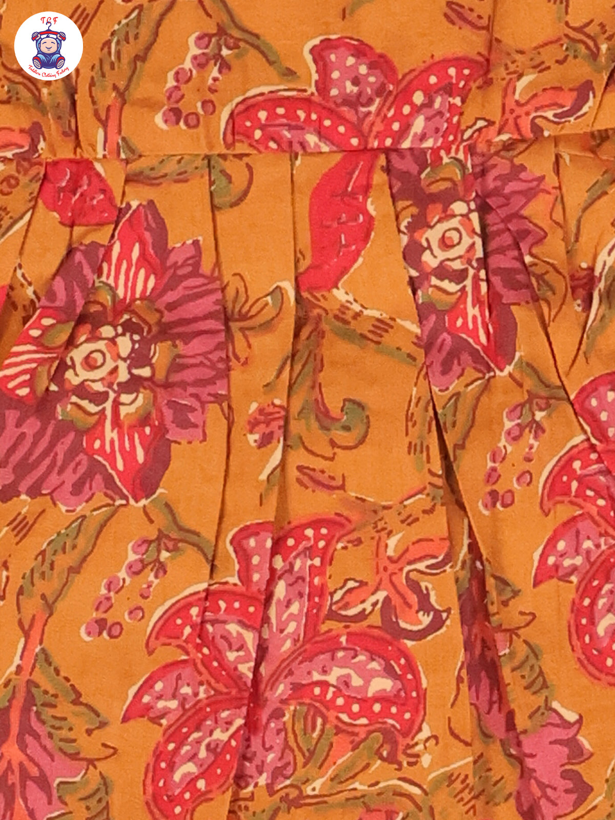 Mustard - Girls Readymade Jaipuri Frocks