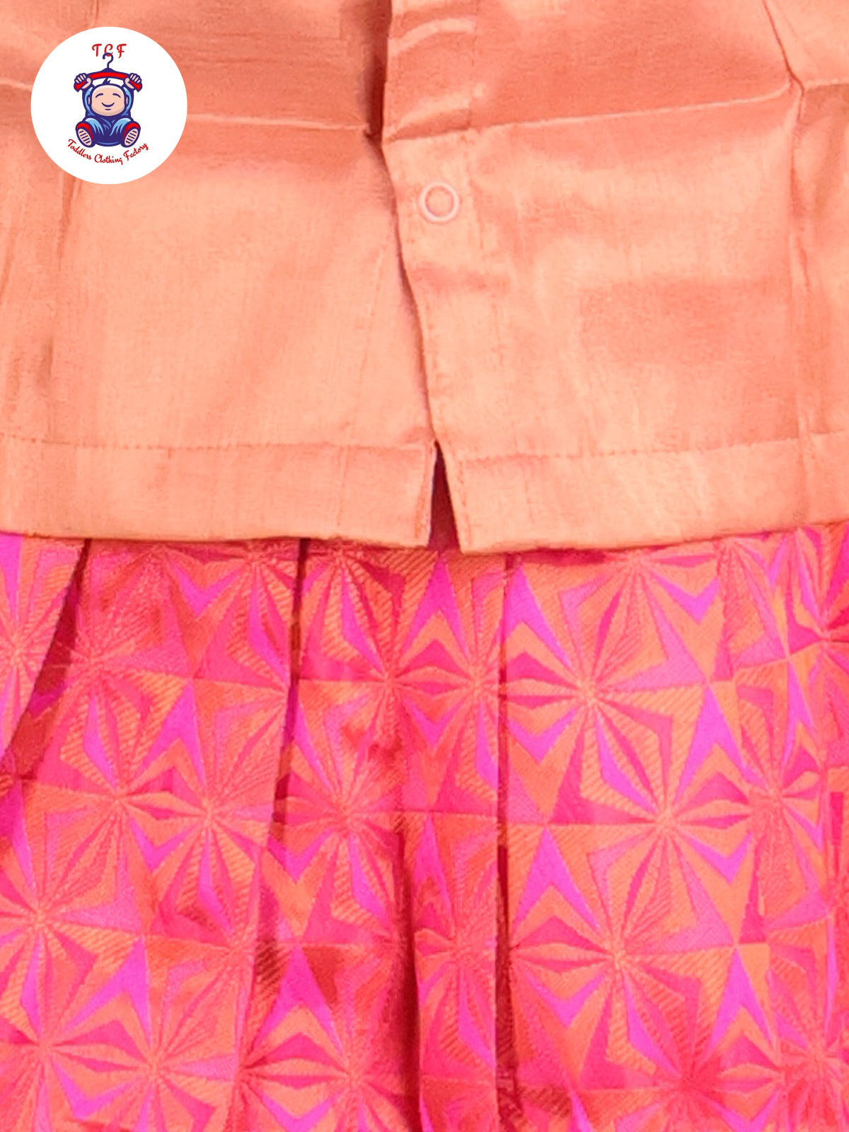 Peach & Pink - Pavadai Sattai