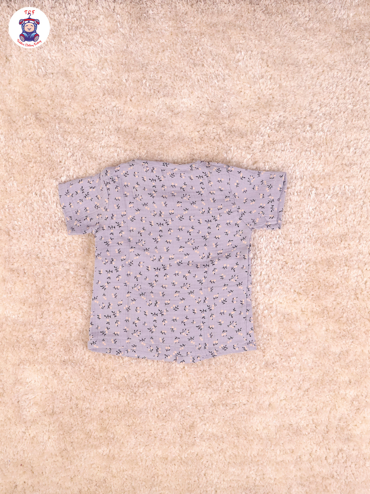 Blue Floral - Unisex Muslin Pyjama Sets