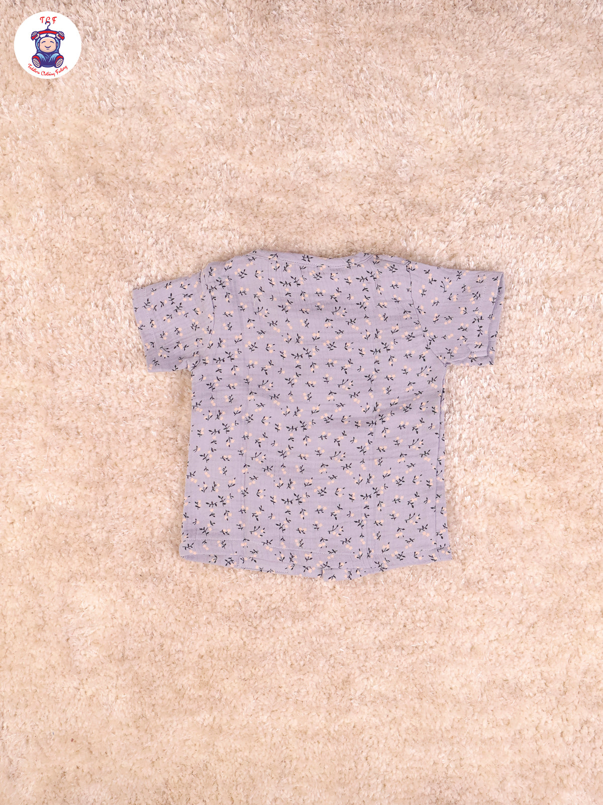 Blue Floral - Unisex Muslin Pyjama Sets